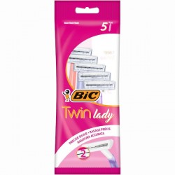 BIC TWIN LADY RASOIRS JETABLES 2 LAME X5 