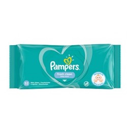 PAMPERS LINGETTE BEBE 52PCS FRESH CLEAN