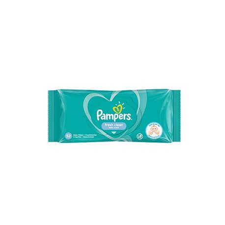 PAMPERS LINGETTE BEBE 52PCS FRESH CLEAN